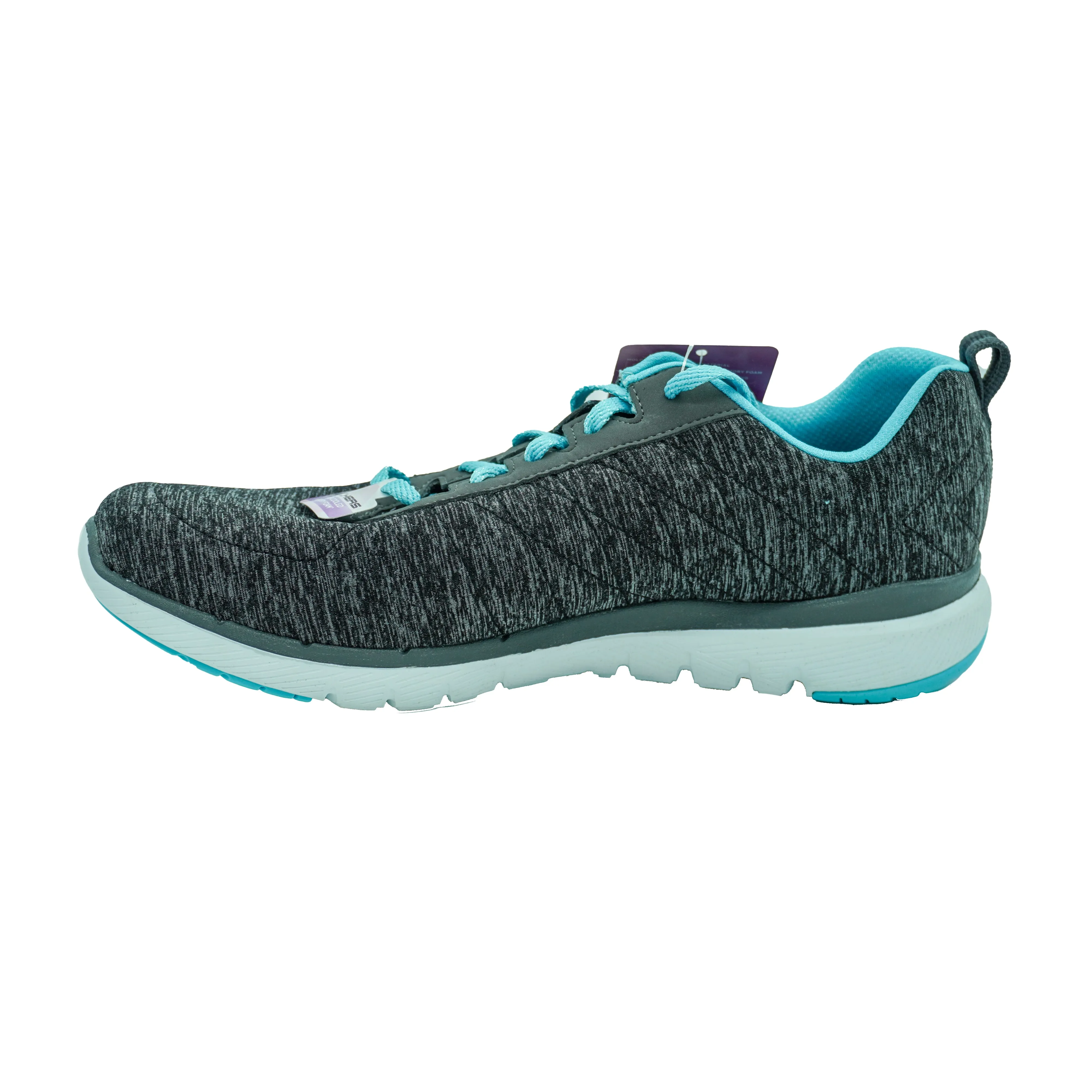 Skechers Women's Flex Appeal 3.0 Casual Sneakers Black Blue Size 10